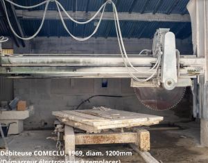 Pierre marbre granit debiteuse Comeclu occasion